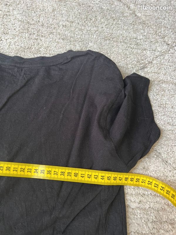 T-Shirt Femme Reebok Noir | Taille S | Très Bon État | MV120 (image 6)