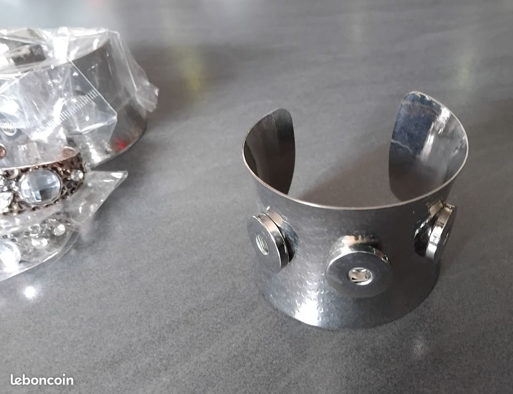 Lot de 8 bracelets boutons pression (image 4)