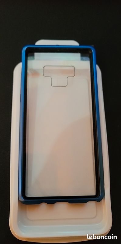 Coque aimanté bleu neuf note 9 (image 1)