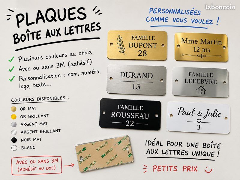 Plaque boîte au lettre (image 1)