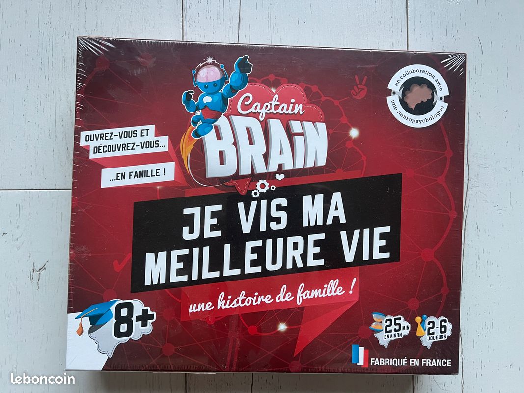 Jeu de société Neuf et Scellé "Je vis ma meilleure vie" une histoire de famille Captain Brain Upyaa (image 1)