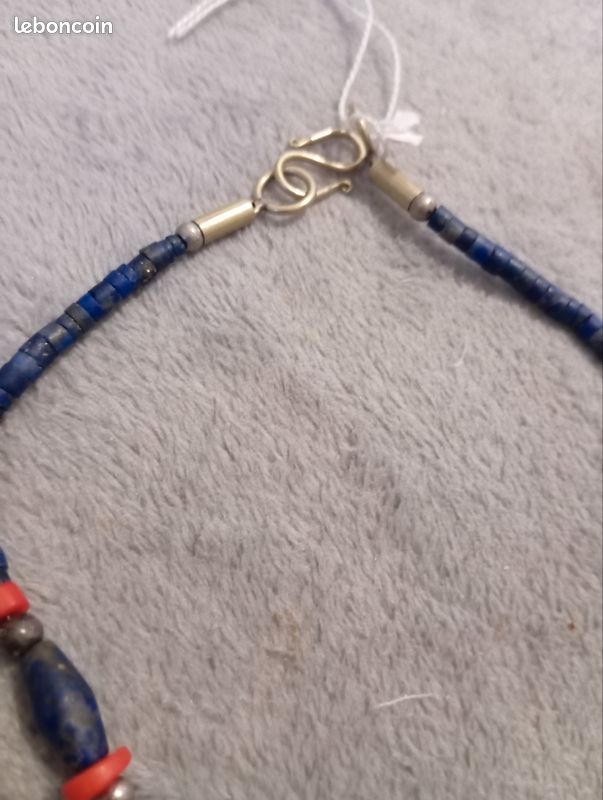 3 Colliers Tibétains - Corail, Turquoise, Lapis - 30 Euros Pièce, Neufs Sans Emballage
