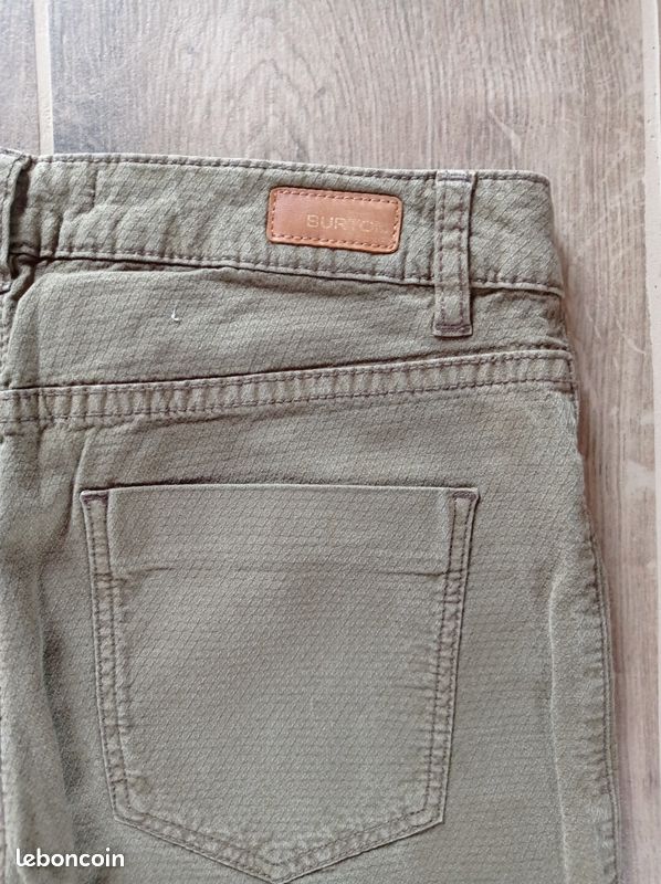 Pantalon slim fit kaki Burton taille 36 bon état (image 6)