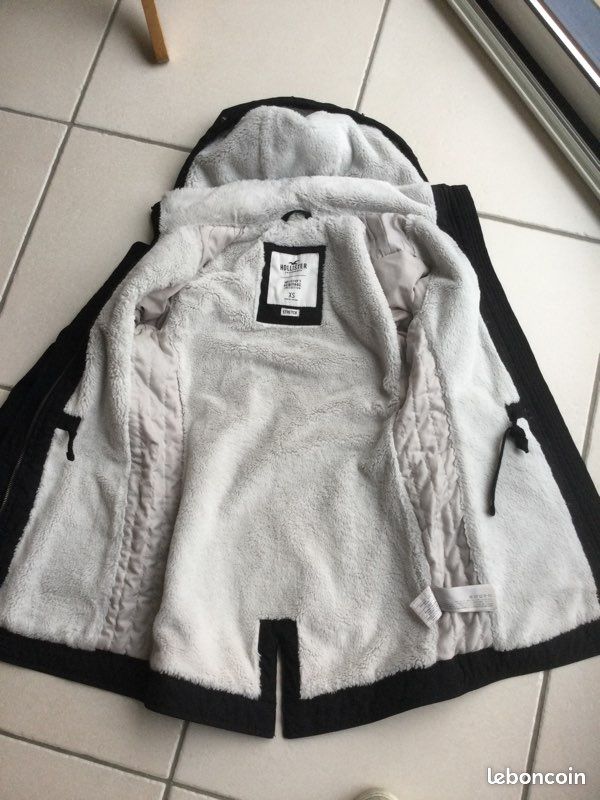 Veste noire Hollister T XS avec capuche (image 6)