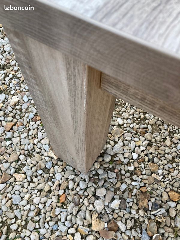 Table basse carrée stone chêne gris (image 7)
