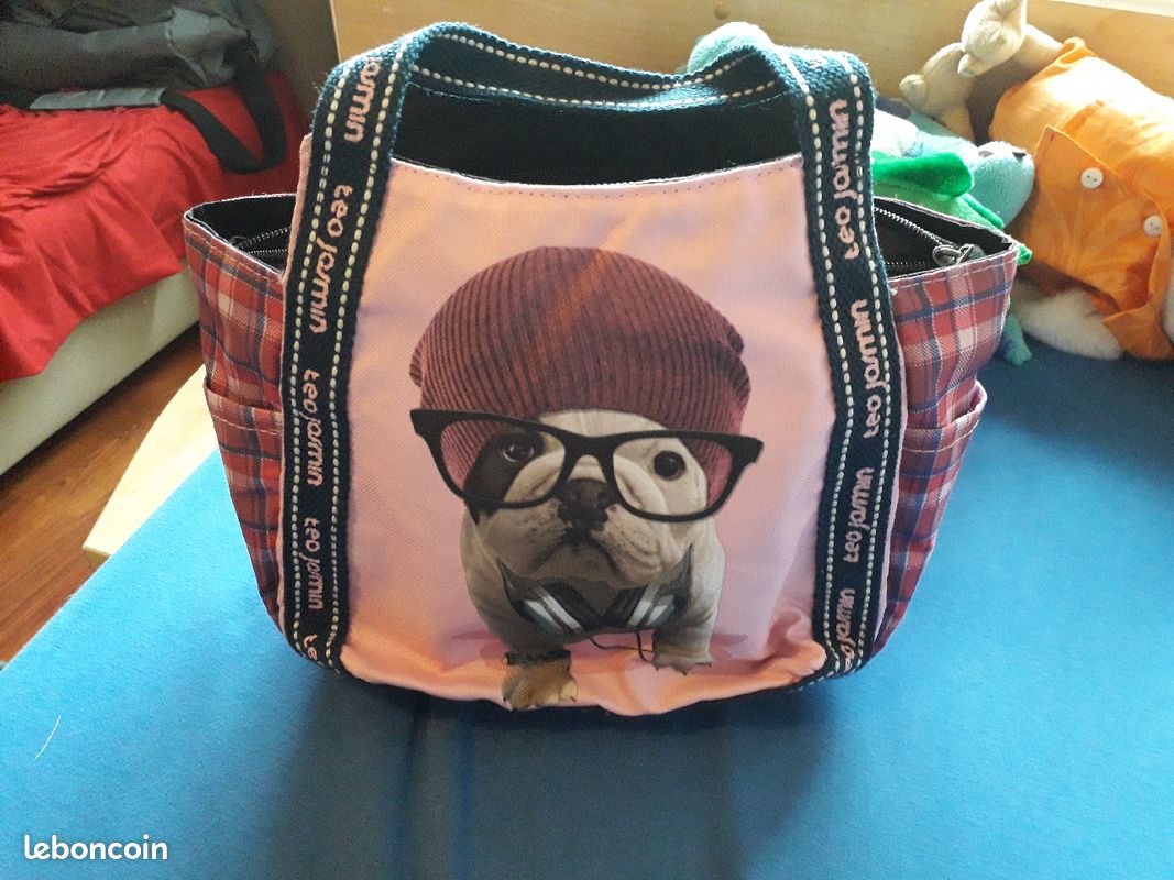 Petit sac à main teo jasmin bouledogue Accessoires Bagagerie