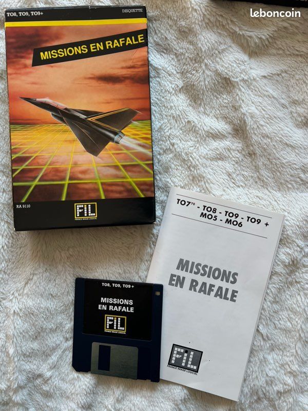 JEU DISQUETTE MISSIONS EN RAFALE THOMSON MO5 / TO7 EUR 25,00 - FR