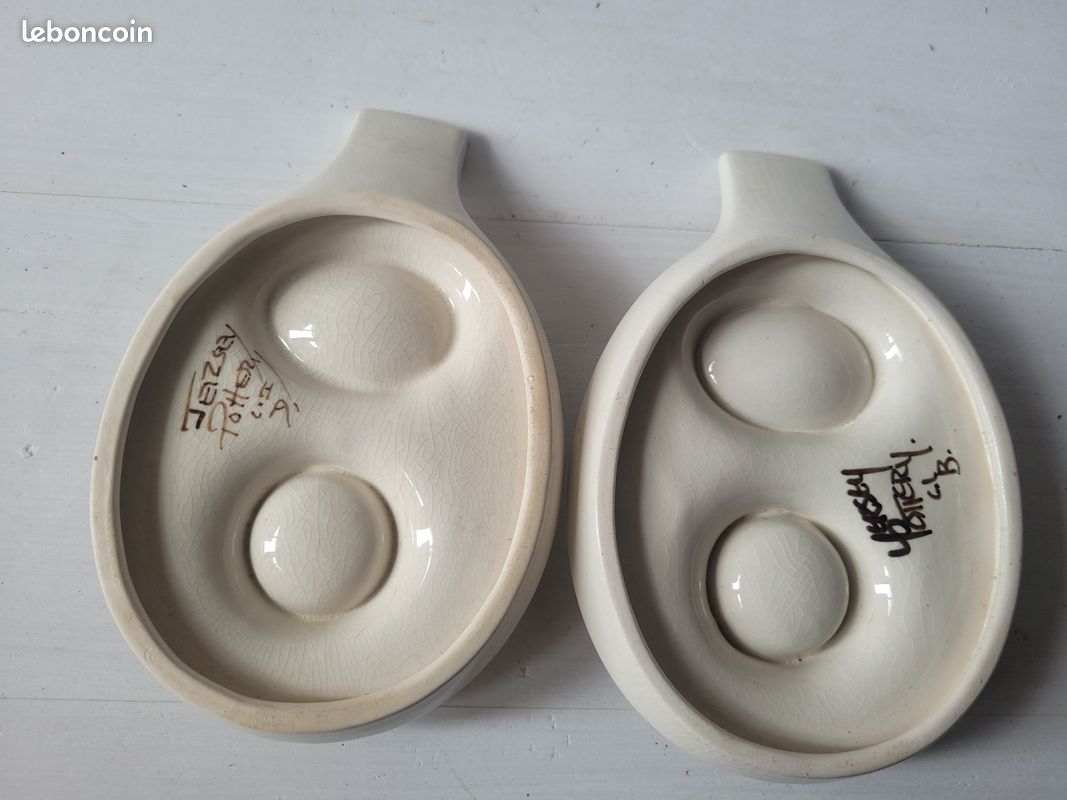 2 coquetiers Jersey Pottery (image 2)