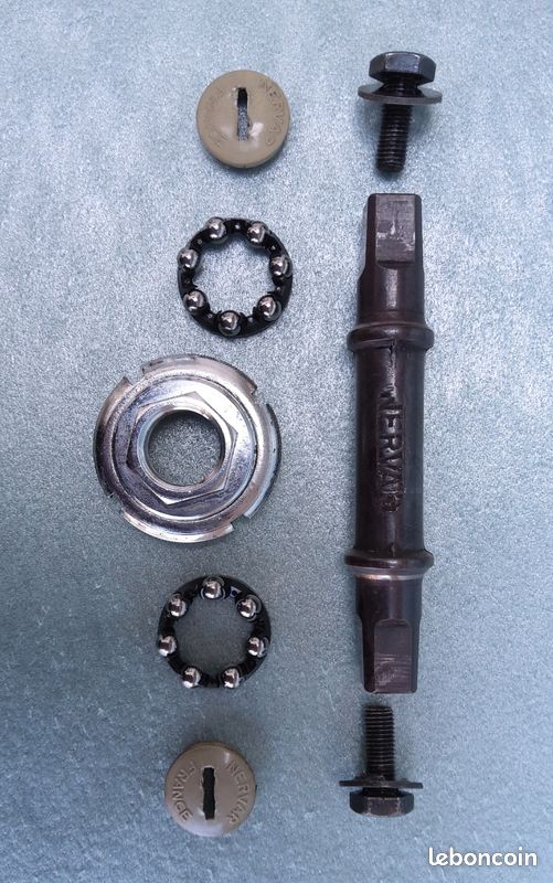 Manivelle pour pédalier-Crankset NERVAR STAR (lg170/BCD130/FR