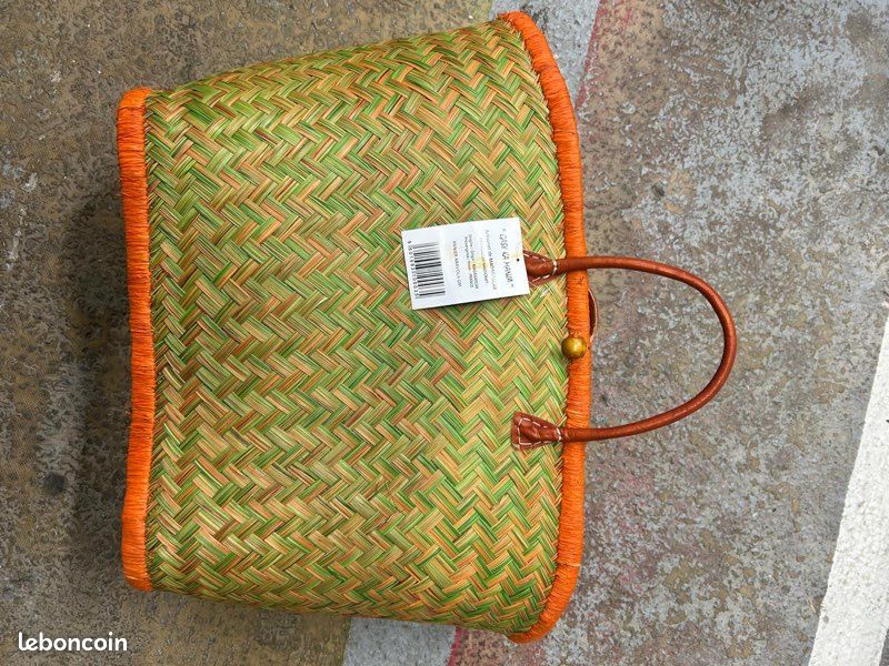Sac de plage ou de courses sac fait main Madagascar (image 1)