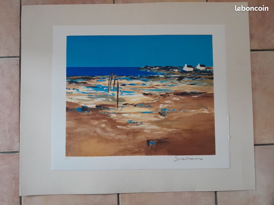 Sold Price: Skieur - Lithographie signée par Spahn - Invalid date CET