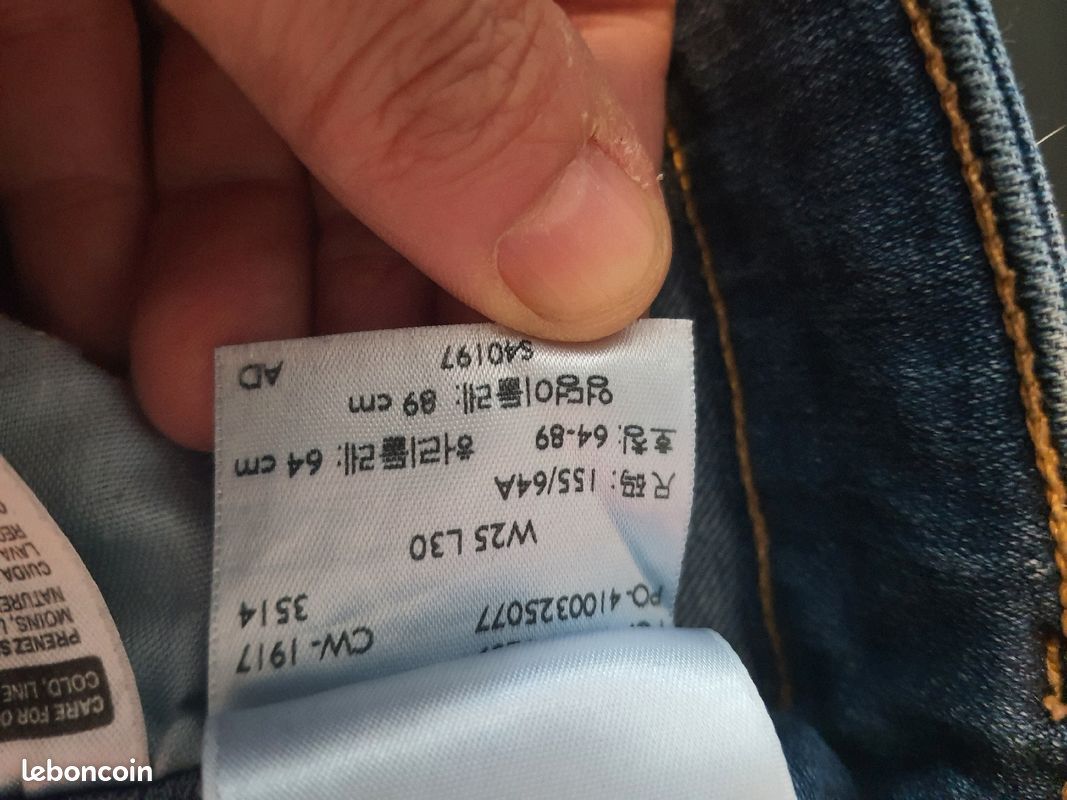 Jean bleu levis 711 (image 4)