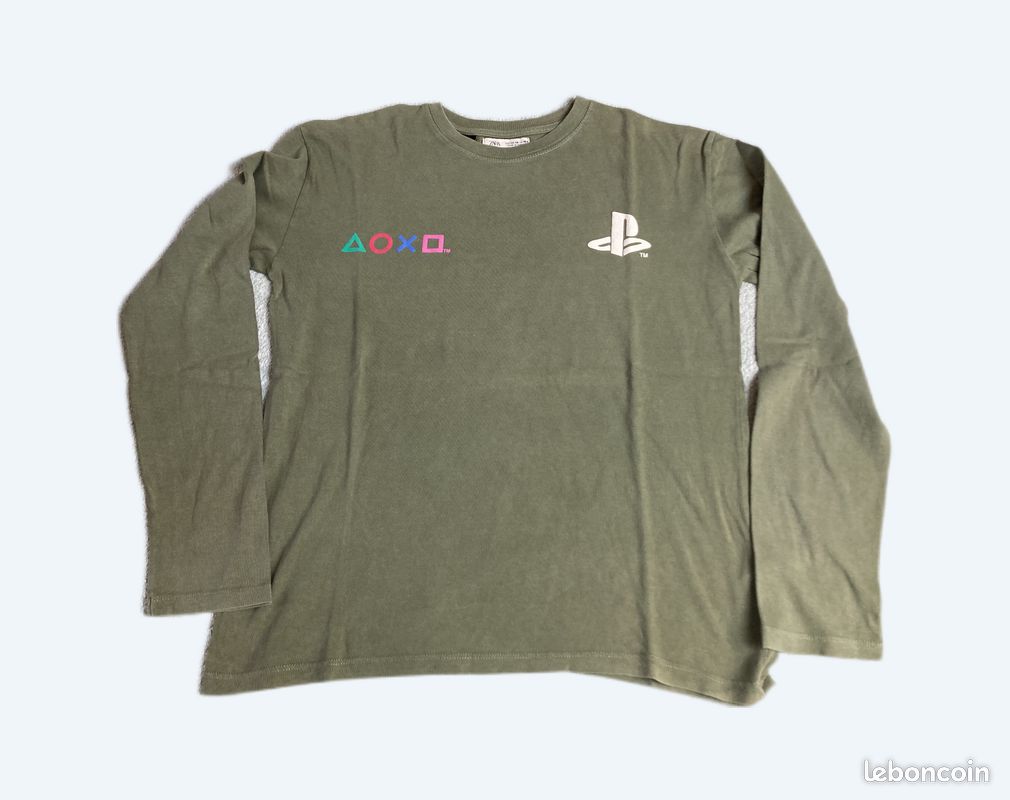 T-shirt Playstation Zara taille 13/14 ans (image 1)