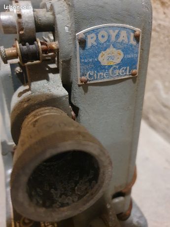 Projecteur De Films Ancien CINE GEL ROYAL LE MANS Avec Valise Vintage