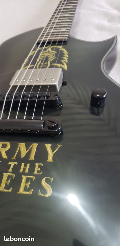 Guitare Collector ESP LTD EC – 201 Black Hellfest 2025 X SUGE guitars (image 7)
