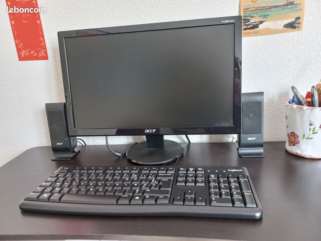 Pc de bureau - bureau - fauteuil de bureau- 195 euros (image 2)