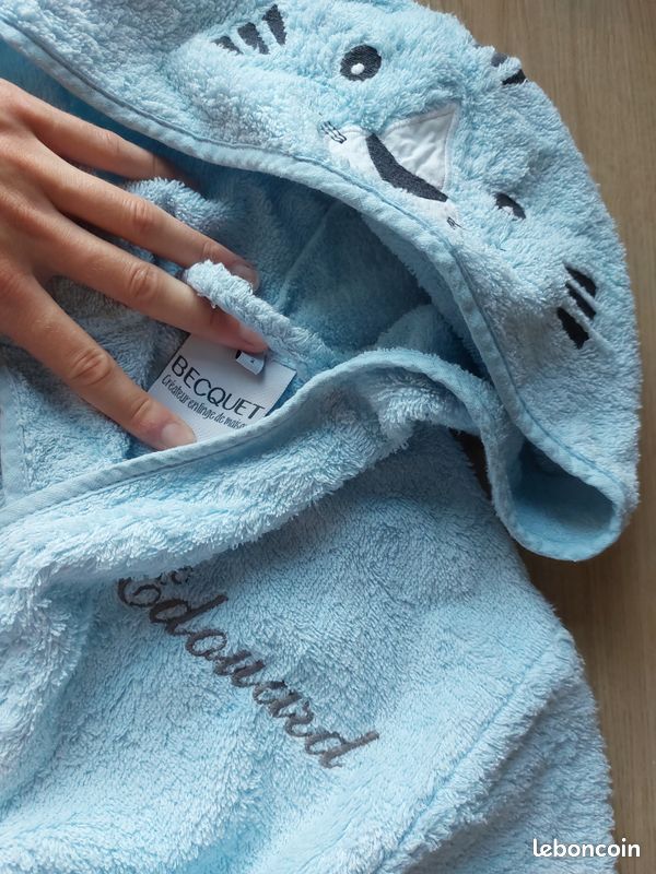 Peignoir Becquet brodé Edouard ans Vêtements