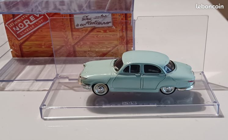 Norev Panhard PL 17 Grise – Échelle 1/43 – Réf 76 – Miniature Neuve, Boîte Transparente Ouverte
