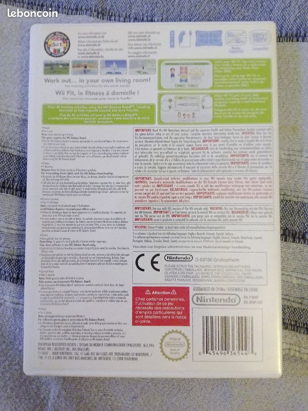 Jeu pour Nintendo Wii 3+ Wii Fit (image 2)