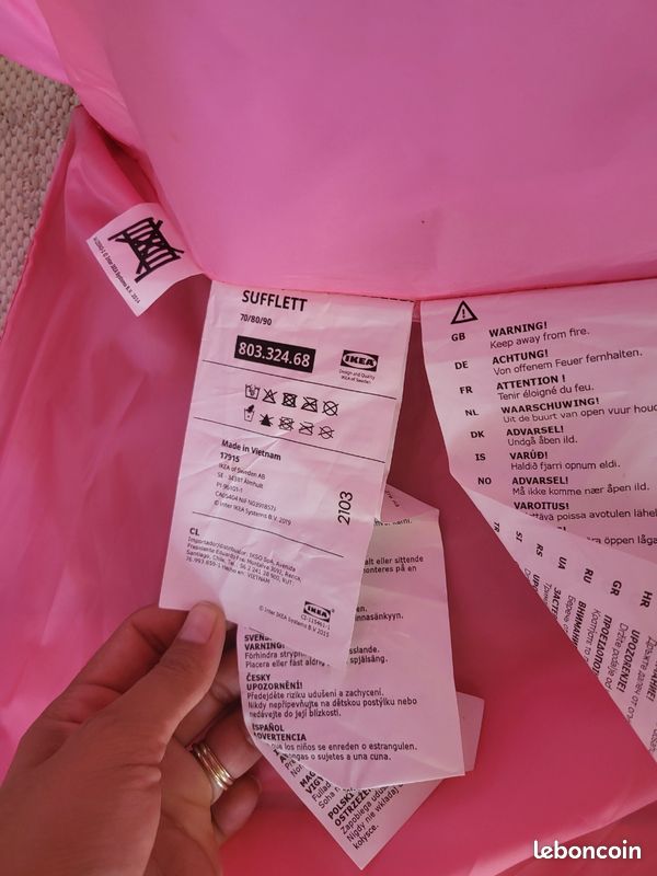 Tente pour lit ikea rose (image 2)