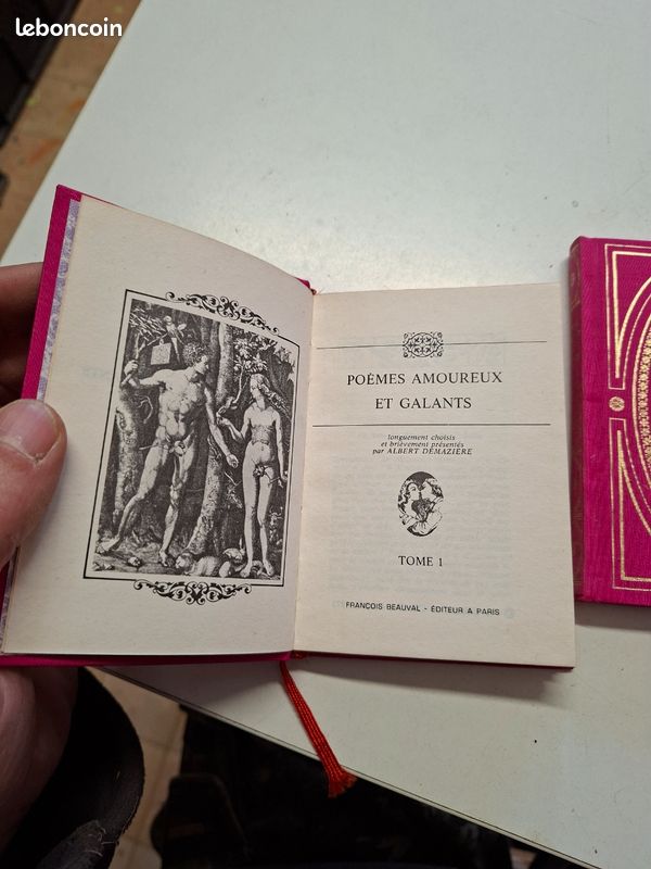 2342B: Lot 4 volumes Poèmes Amoureux et Galants - Éditions François Beauval (image 3)
