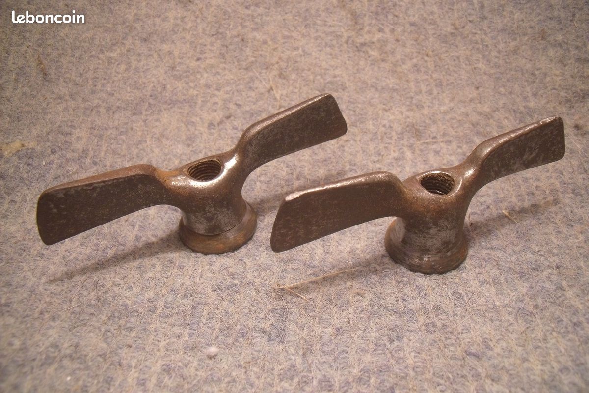 Lot De 10 Papillons De Guidon Pour Vélo Ancien / Vintage - Déco Rétro