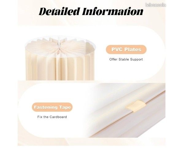 Lot De 2 Vases En Carton Pour Mariage, Support De Fleurs Pliable, 100