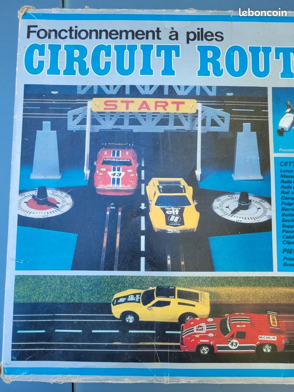 Circuit automobile vintage SpeedTrax à piles (image 3)
