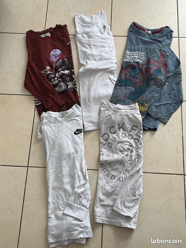 Lot tee-shirts manche longue 10 ans (image 1)