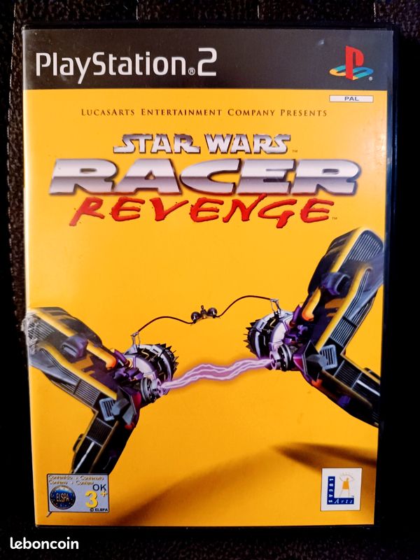 Jeu Star Wars: Racer Revenge Sur PS2 - Édition Promo Press, CD Comme Neuf
