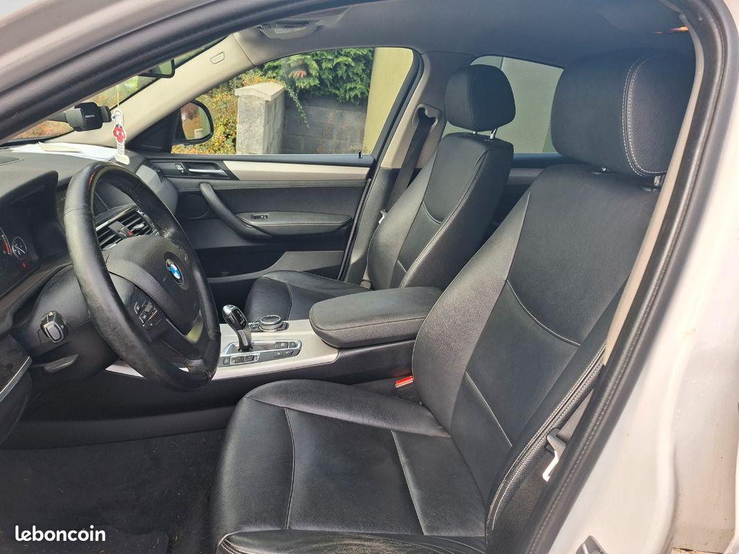Superbe Bmw X4 20d 190cv Xdrive Xline bva Jantes Pack M*Cuir*gps*bluetooth*hayon elec*Révisée et garantie 12mois*Carnet complet (image 4)