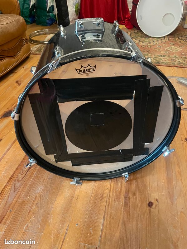 Kit batterie Pearl Forum 22” + floor tom + hardware + nombreuses peaux (image 4)