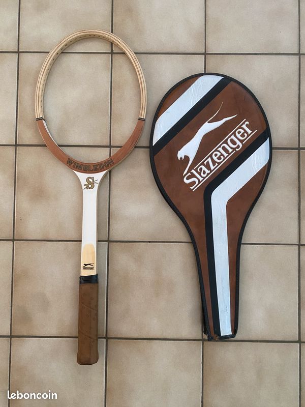 Raquette De Tennis Vintage Slazenger Victory Avec Presse (occasion)