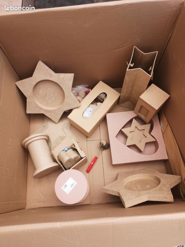 Lot bricolage cartonné a décorer (image 4)