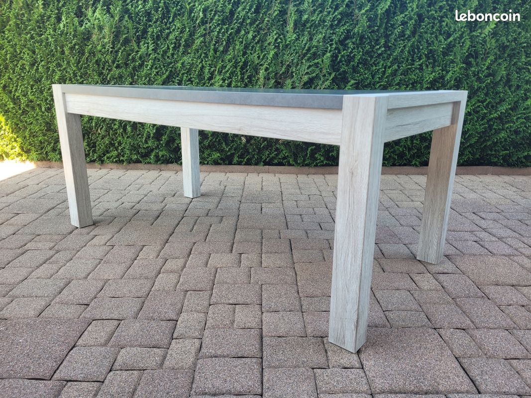 Table de salle à manger gris anthracite (image 4)
