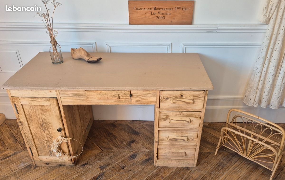 Bureau Ancien Bois (image 2)