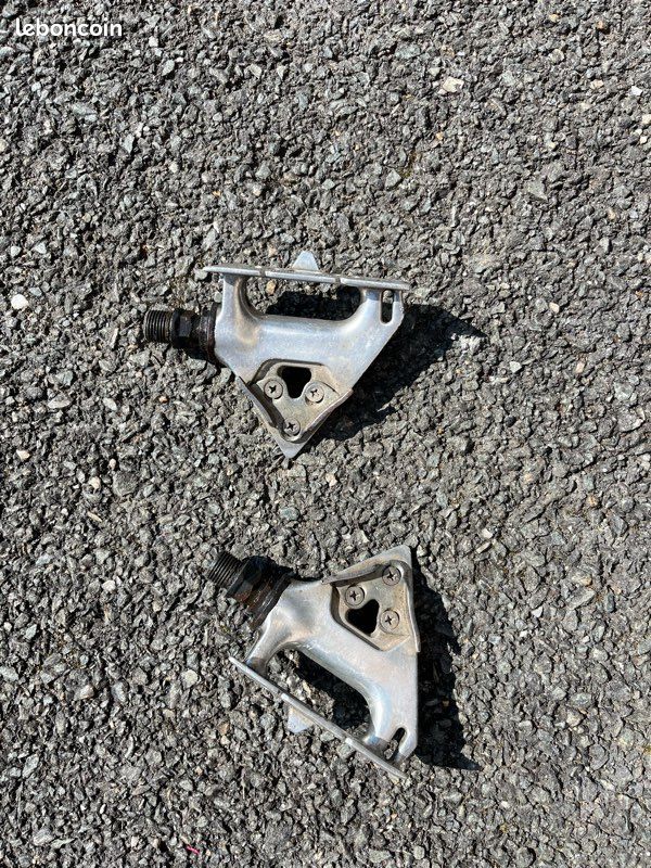 Pédales Shimano PD-A550 RX100 – Vintage NOS, Axe 9/16, Argent, Pour Vélo Route