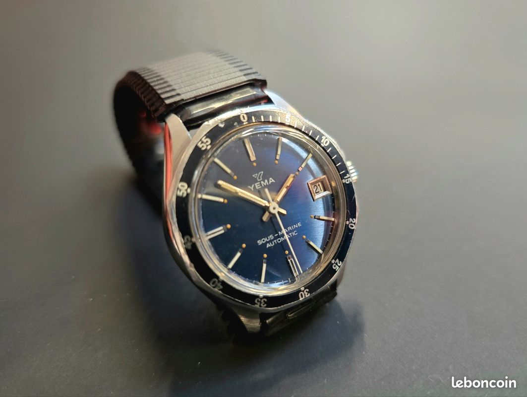 Yema Paris Montre à QUARTZ Vintage A REMETTRE EN MARCHE 1987 WATERPROOF