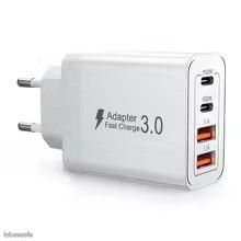 Chargeur Rapide USB-C / 40W 4 Port ( 2 ports PD 20W et 2 ports USB-A) (image 1)