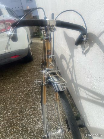 Vélo De Route Vintage Peugeot PA65 - Cadre Reynolds 531 Doré - Taille 57cm - Pour Femme - 10 Vitesses