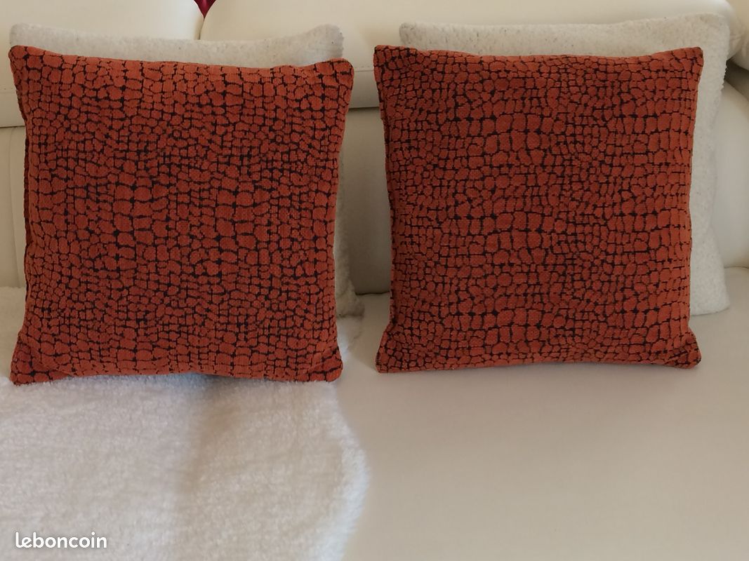 Deux coussins déco velours, taille: 20 x 20 cm (image 1)