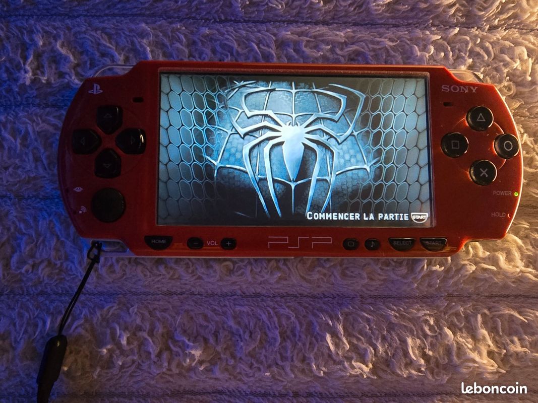 Sony PSP Slim & Lite - Spiderman Limited Edition Bundle - spelconsole in handformaat - rood - Spider-Man 3 | fnac België - Retrogaming console