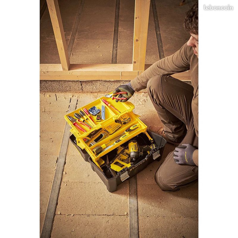 STANLEY BOITE A OUTILS CANTILEVER 48CM neuf prix 45 euros (image 3)