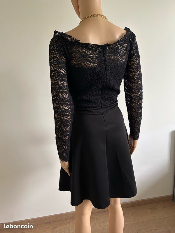 Robe Patineuse Robe Molly Bracken Noir Dentelle Robe Noire