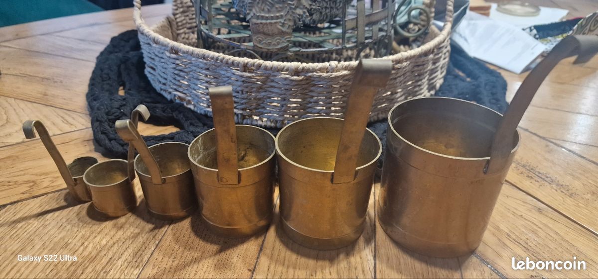 Lot de 6 pots avec anses en cuivre (image 7)