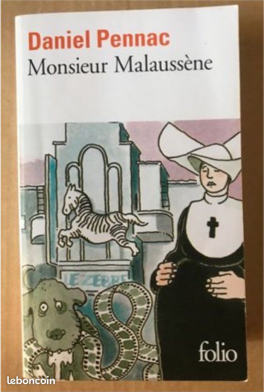 Daniel Pennac : Monsieur Malaussene ( 2 versions format broché NRF Gallimard & Poche éditions Folio) (image 6)