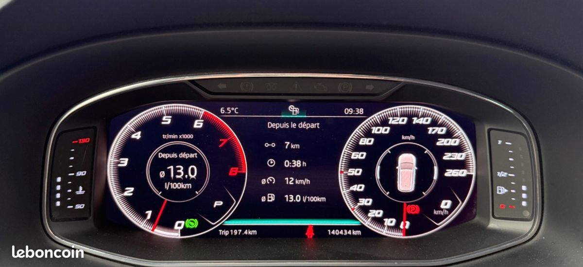 SEAT ATECA FR 1.5 TSI 150 CH / BVA /VIRTUAL COCKPIT/ BEATS/ CARPLAY/ CAMERA 360 /ATTELAGe (image 14)