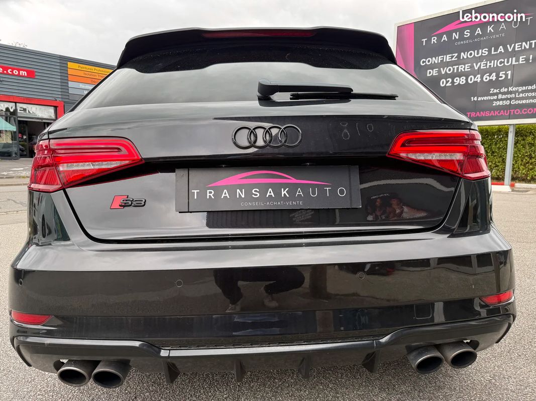 Audi S3 8v2 2.0 TFSI 310cv quattro Pack CARBON Noir panthere (image 12)