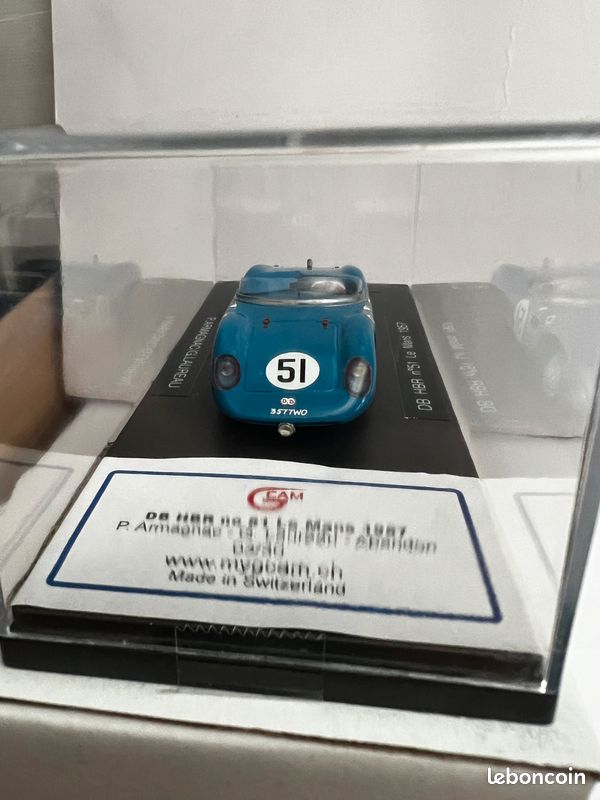 Miniature No SPARK DB HBR Panhard N°51 Des 24 Heures Du Mans 1957 - GCAM 1/43