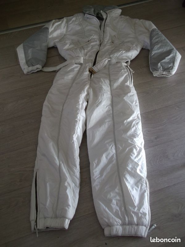 Combinaison de ski PROVIDENCE blanche et grise 42/44 TBE (image 1)